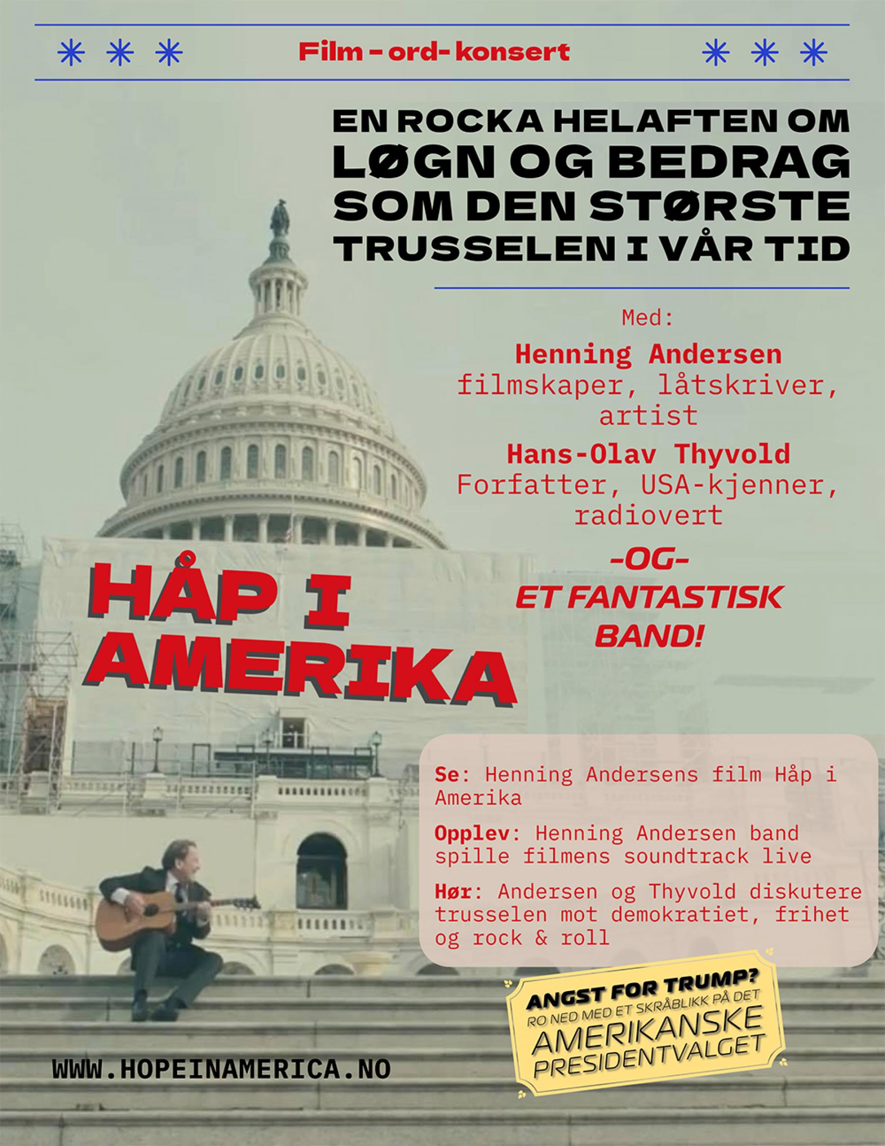 Plakat Rockumentary: Håp i Amerika