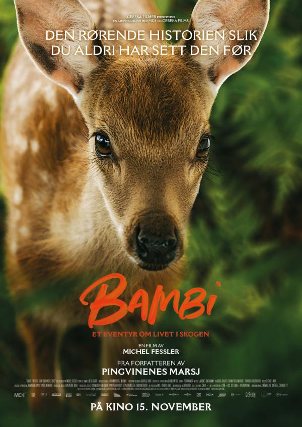 Plakat BAMBI - Et eventyr om livet i skogen